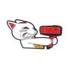 Edgy Lucky Cat Enamel Pin Mischievous Maneki-neko Cartoon Brooch Japanese Inspired Lapel Badge for Backpacks Gift For Cat Lovers