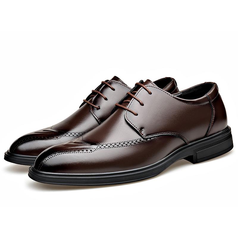 

Men All Season Shoes Leather Durable Comfortable Wear For Daily Use Durable Material With Good Quality 42