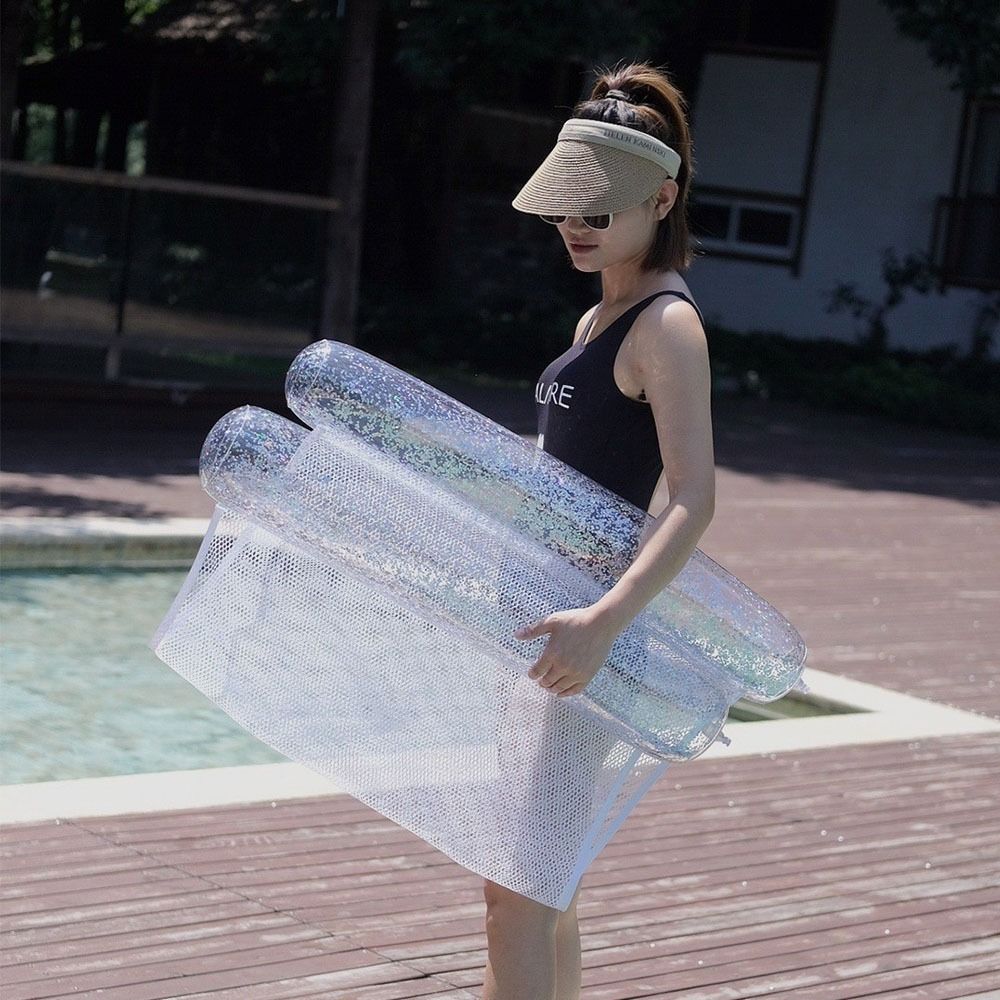 PVC Inflatable Pool Hammock Floating Inflatable Sea Swimming Ring  for Beach River and Pool