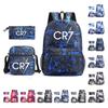 Fashionable Cr7c Teenager Backpack Set With Pen Bag Wholesale