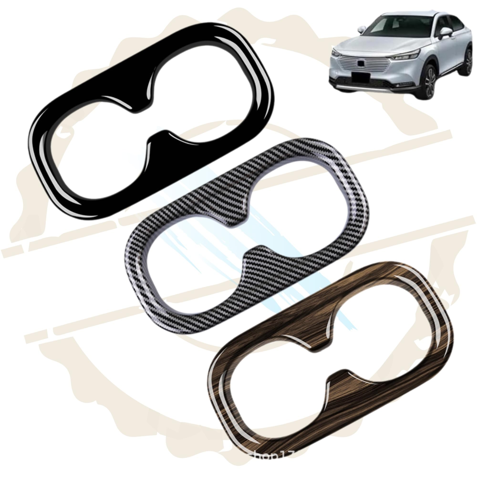 

DodoxDIY Compatible New Vezel RV Series Vezel Rv3 Rv4 Rv5 Rv6 Custom Parts Accessories ABS чёрный