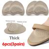 2/3/5pairs Sandals Anti-slip Stickers Leather Forefoot Pad Women High Heels Pain Relief Insert Cushion Foot Care Shoes Pad
