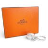 Great HERMES Ring Alpha Kelly Double Ring Silver AG925 Women Used