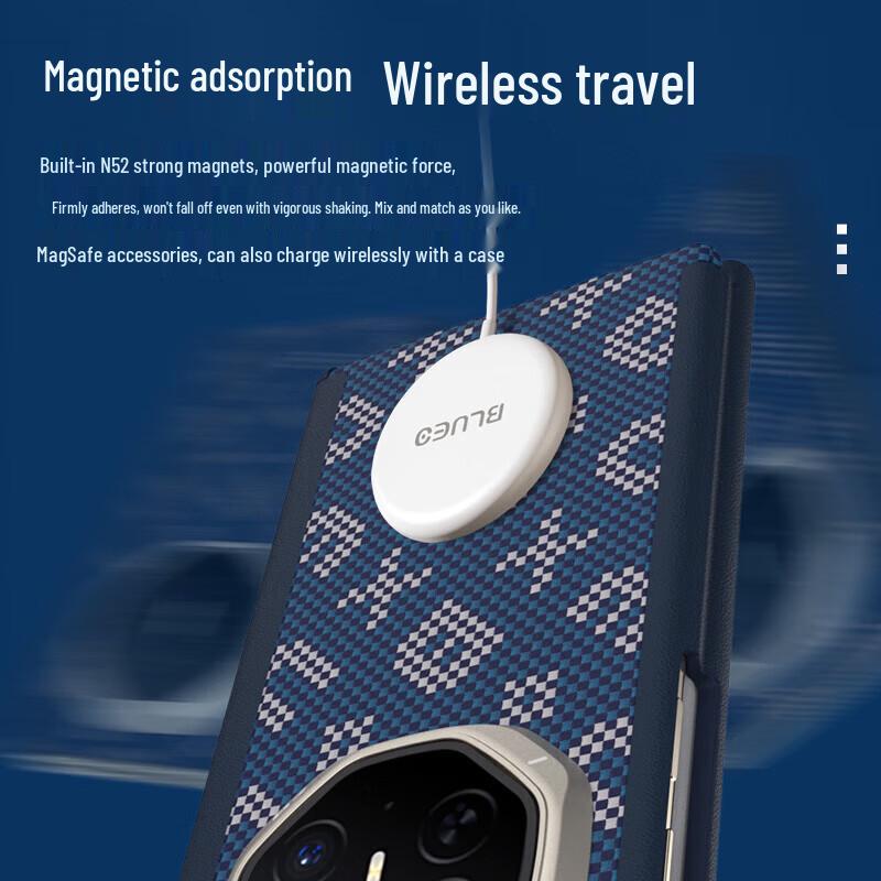 Mr. Blue Gorilla Aramid Fiber Magnetic Case for Huawei Mate XT