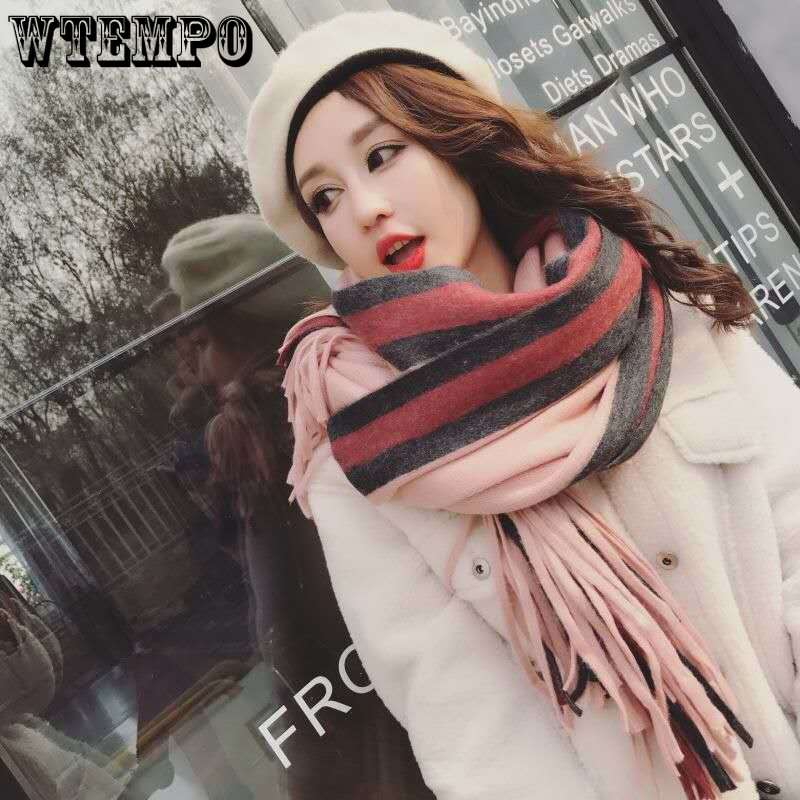 Scarf for Women Plaid Scarves Winter Warm Oversized Pashmina Tartan Scarves