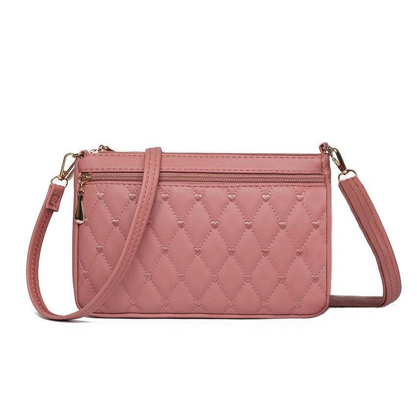2025 summer new large-capacity women's messenger bag versatile quilted shoulder women's bag