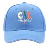 Playful Cat Mom Letter Silhouette Sandwich Baseball Cap Sun Cap Outdoor Workouts Hat