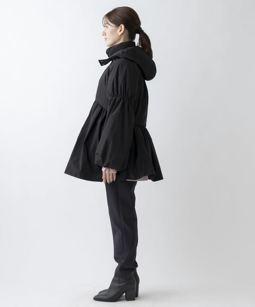 Sono Victoria Down Hoodie Puffy Size Jacket, Black, 1, Women's