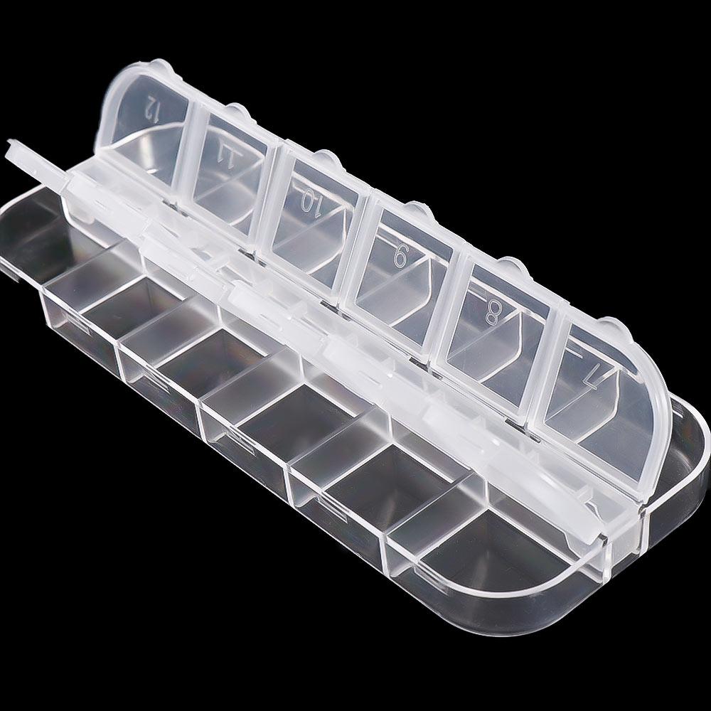 Charms Rhinestones Earring Jewelry Organizer Empty Case Nail Art Rhinestone Storage Box Storage Box