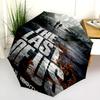 Survival Post-Apocalyptic World Folding umbrella Umbrella 8 paraphenoid bones Three folds travel Sun umbrella