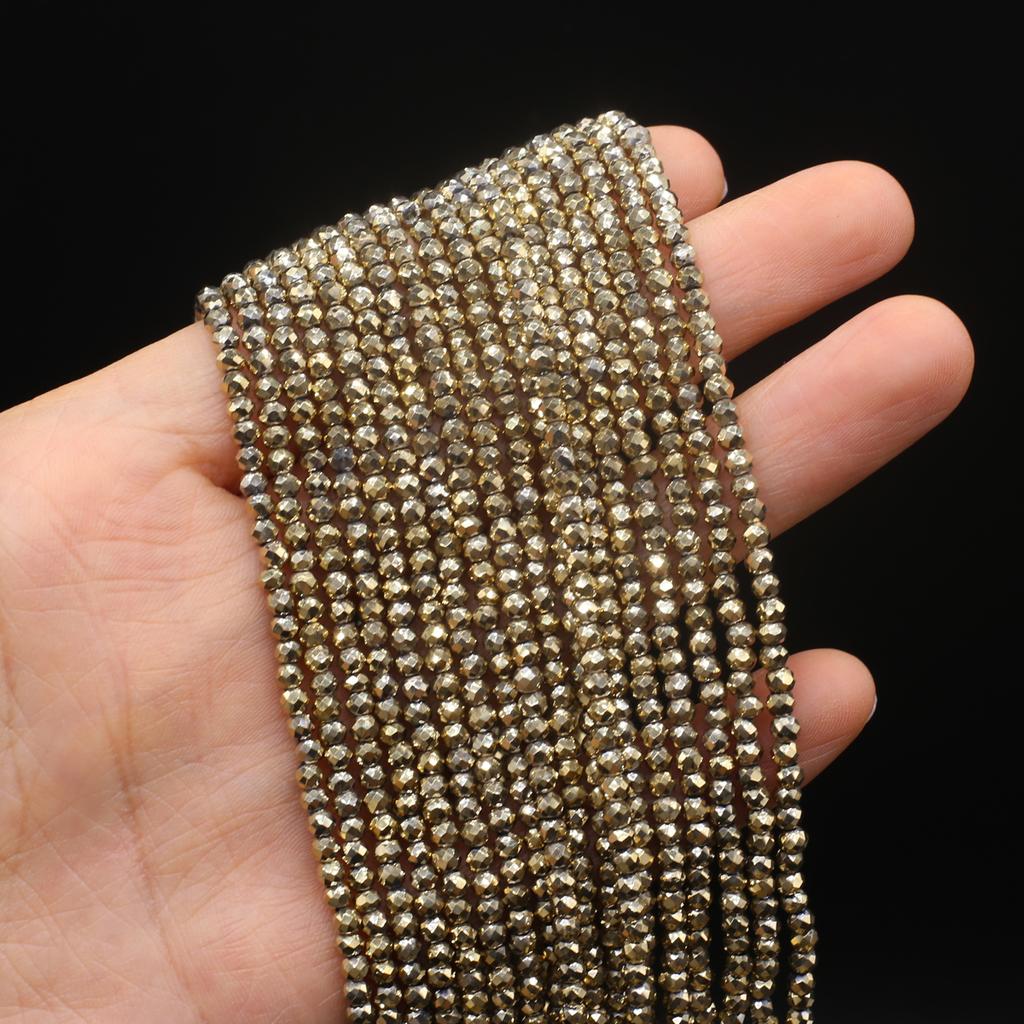 10Strands Faceted Beads 3mm Plated Color Isolation Beads For Jewelry Making DIY Necklace Bracelet Earrings Accessory