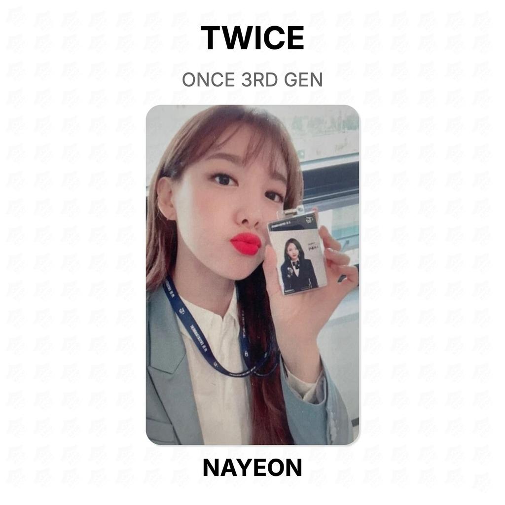 Twice ONCE 3RD GEN Official Photocard
