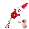Puppy Teething Toys Christmas Chew Toy For Puppy Teething With Squeaker Dog Enrichment Toys For Large Dogs Long-Lasting For