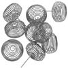 10pcs With Spikes Bonsai Baskets Stainless Steel Automatic Gardening Fertilization Baskets Fertilizer Tool for Flower Plant
