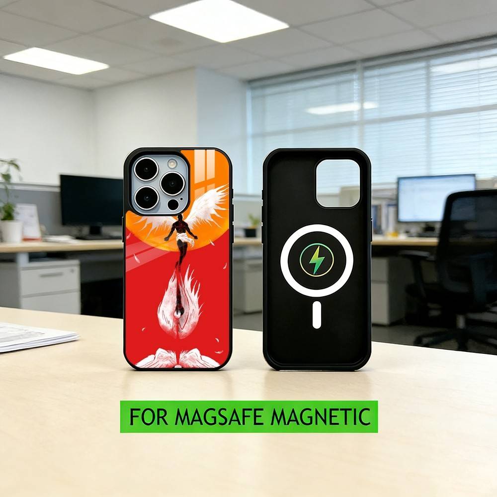 I- Ikarus Handyhülle Für iPhone17,16,15,14,13,12,11 Plus,Pro Magnetisch Für Magsafe Kabelloses Laden