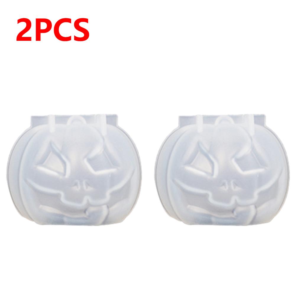 1-3pcs 3D Pumpkin Candle Mold Halloween Resin Casting Silicone Mold for DIY Aromatherapy Candles Wax Plaster Polymer Clay Decor