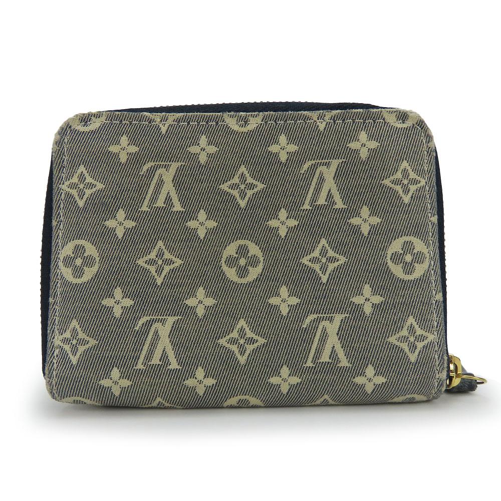 Gebrauchter LOUIS VUITTON Münzetui Münzbörse M63004 Monogramm Ideal Onkel Marineblau System Kartenetui