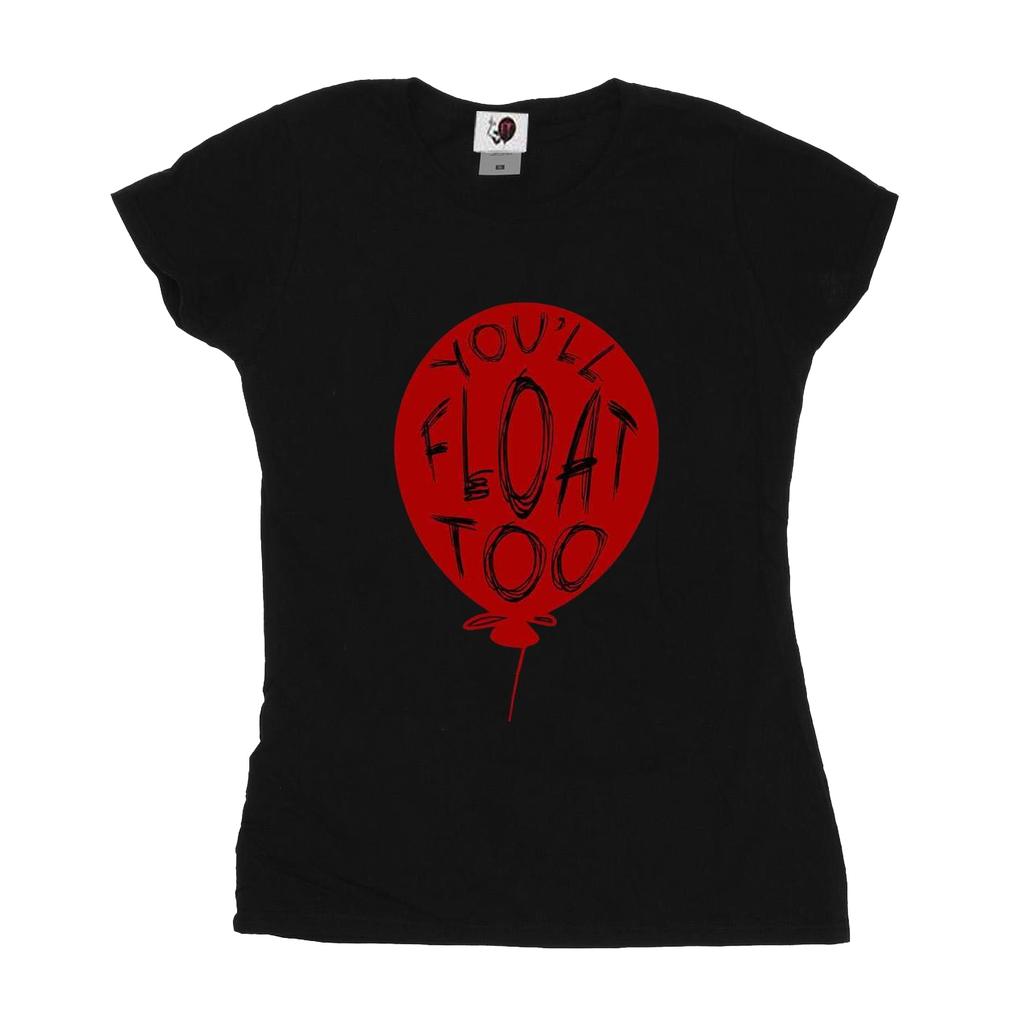 It Womens/Ladies Pennywise You´ll Float Too Cotton T-Shirt