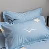2025 Influencer Pillowcase Set - Pure Washed Cotton, Single 48×74cm, Ideal for Student Dorms, Set of Two