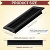 652F Upgrades Floor Vent Covers Walkable Designs Adjustable Damper Heavy Duty Floor Register Covers for Room Air Circulation