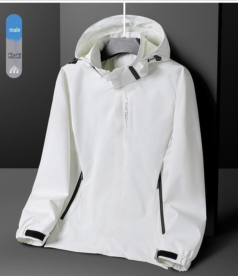 

Мужская водонепроницаемая куртка-ветровка: Повседневный и универсальный спортивный пиджак M