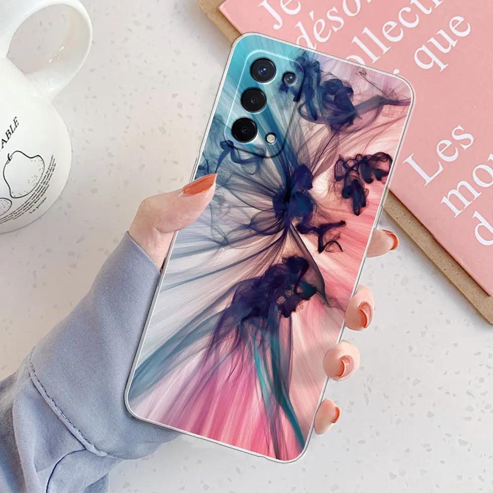 For OPPO A74 5G Case For OPPO A74 Cover Girls Clear Soft Silicone Fundas Phone Cases For OPPOA74 A 74 Case Coque