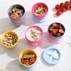 Seal Breakfast Cup Milk Cup Double Layer Fruit Salad Food Storage Box Overnight Oats Container