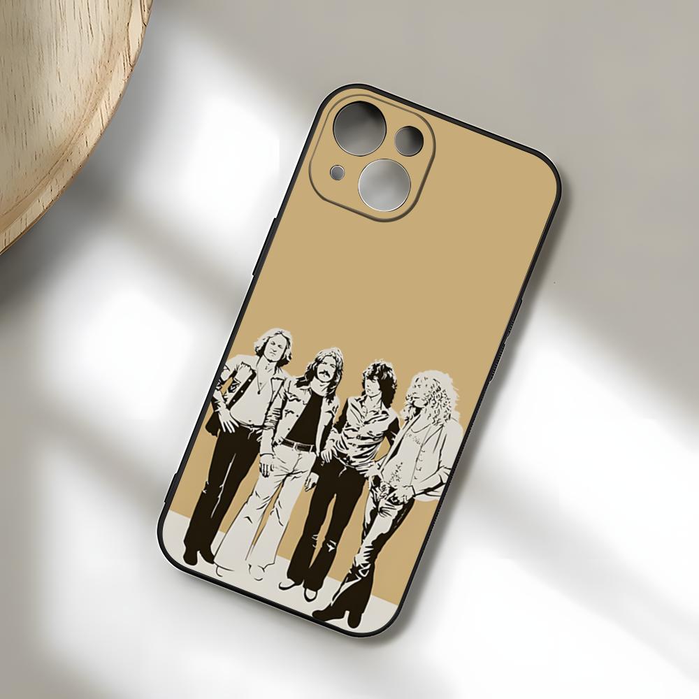 

L-Led Zeppelin Band Phone Case For IPhone 17 Pro Max 15 Pro 16 14 Plus 12 13 Mini 11 Pro Shockproof Soft Cover iPhone16Plus