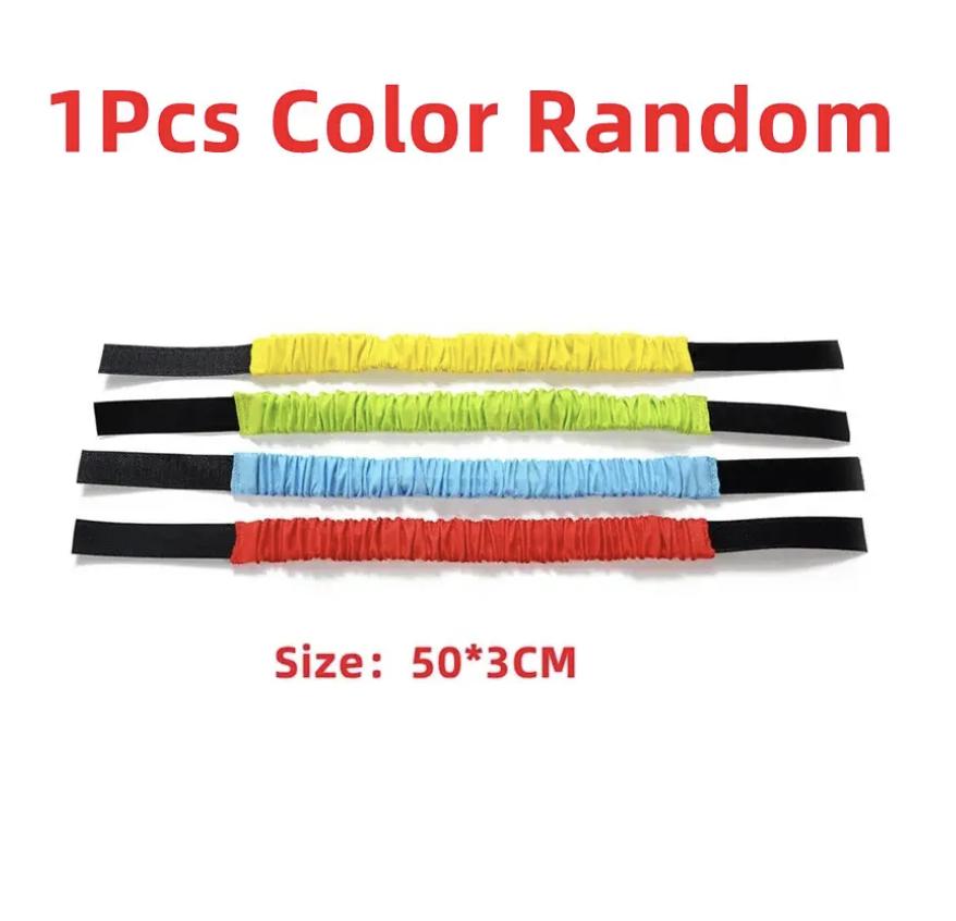 2-person 3-Foot Team Game Elastic Push Rod Multi Person Outdoor Sport Toy Foot Binding Rope Prop Game Elastic Band Collaboration