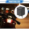 Electronic LED Flasher Relay Fix, CF15 JL02 Turn Signal Flashers Universal for Car Non-Polarity Normally Open ABS Black