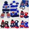 Cozy And Colorful Spider Man Knit Hat Scarf And Gloves Set For Boys Autumn Winter Outdoor Fun