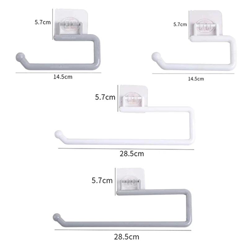 Kitchen Paper Holders Toilet Roll Rack Towel Shelf Rag Storage Hanger Tools Hanging Stand Novel Bathroom Accessories Organizer