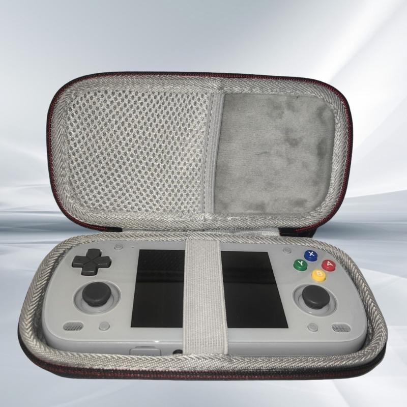 Multiple Compartment Travel Pouch Box Shockproof Water Resistant For Retroid Pocket Mini Game Console Hard Carrying Bag