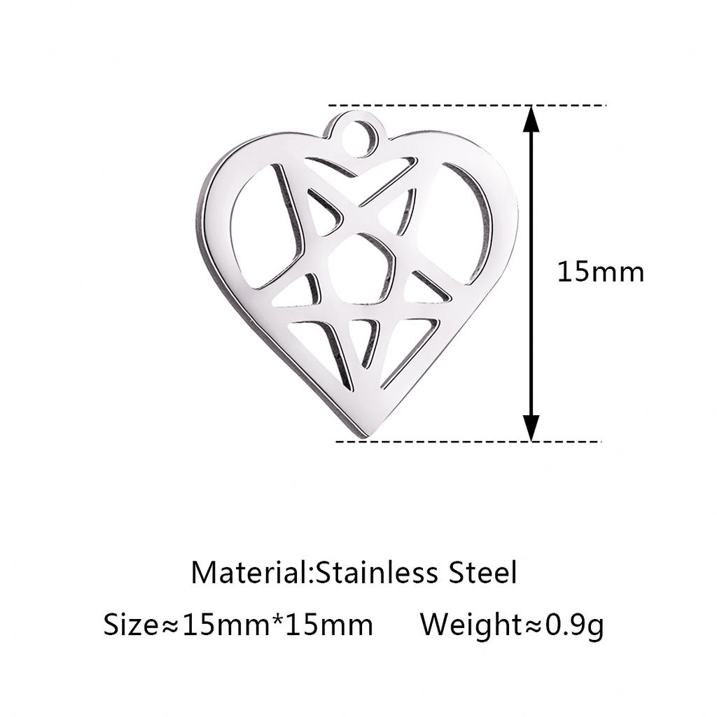 5Pcs/Lot Hollow Halloween Theme Charms Stainless Steel Skull/Pumpkin/Vampire Bat/Witch/Spider/Ghost Pendants For Jewelry Makings