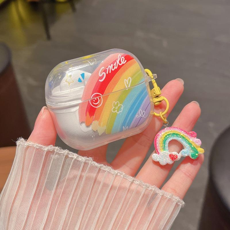 Cute Cartoon Earphone Case For Samsung Galaxy Buds 3 Pro TPU Shell Transparent Headphone Cover For Galaxy Buds3 Protective Cover