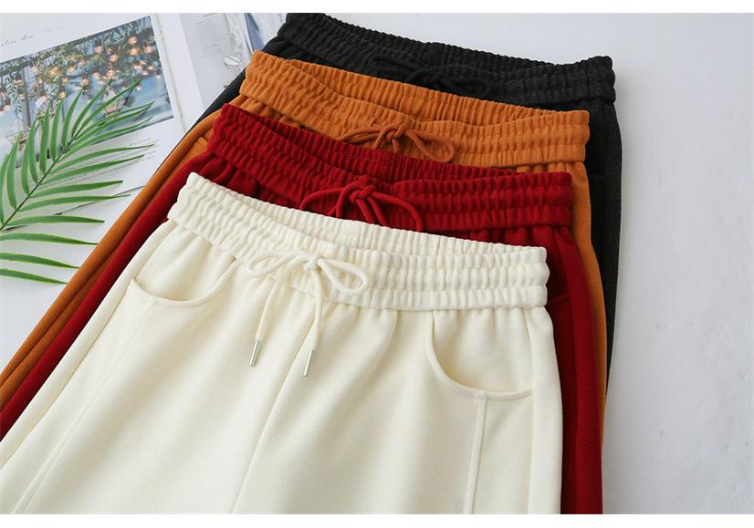 Plus Size Women's High Waist Slimming Casual Pants - Spring 2026 Curved Straight Leg