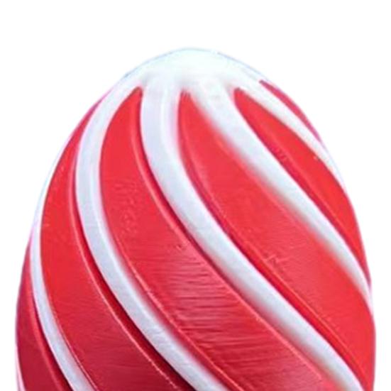 3D-друковане спіральне великоднє яйце для зняття тривоги, сенсорна іграшка-фіджет, великоднє яйце наскрізне для дорослих, наповнювачі для великоднього кошика, сувеніри для вечірки