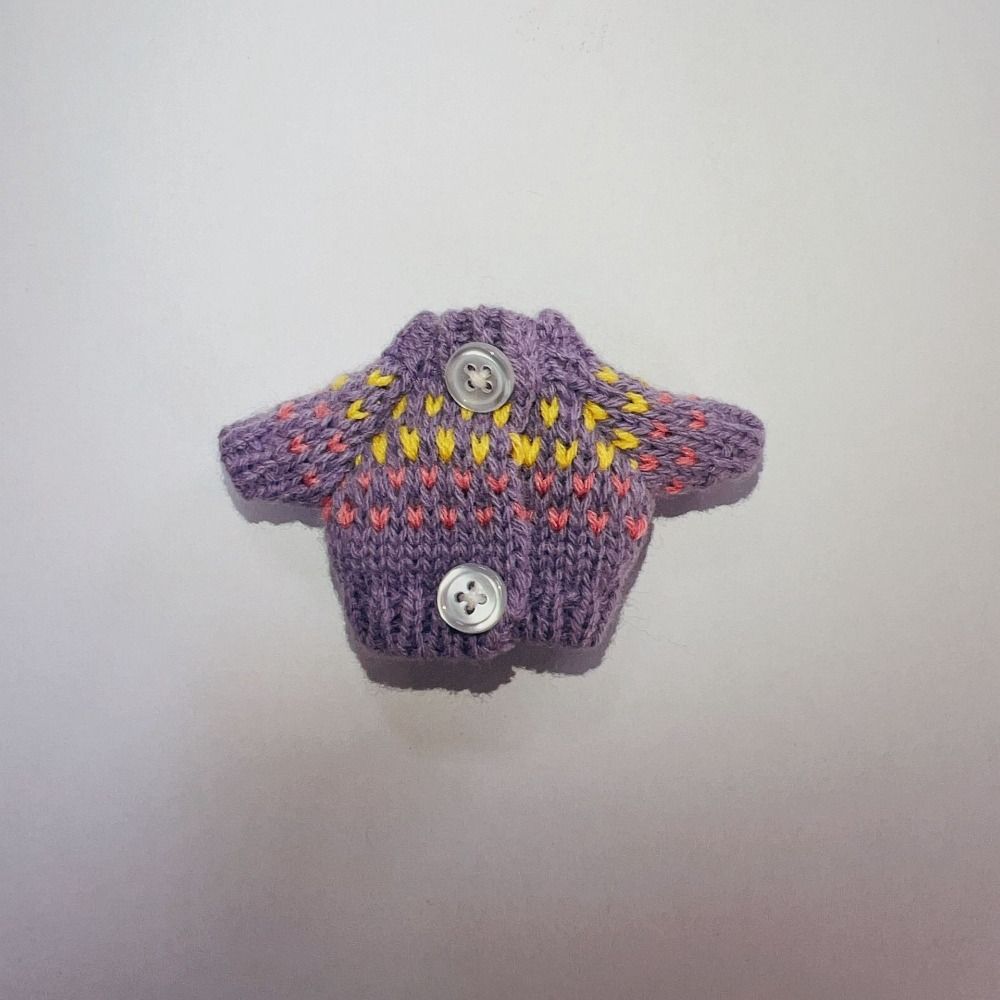 White/Red/Green Dolls Sweater Christmas Style Plush Doll's Clothing for 16cm/17cm Bjd Doll