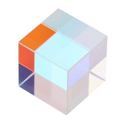 Sechsseitiges Helles Licht Kombinieren Würfel Prisma Buntglas Strahlteilendes Prisma(1.5*1.5*1.5cm)