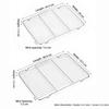 Stainless Steel Cooling Rack Dense Wires Grill Rack New Barbecue Cooking Mesh Shelf  Baking