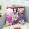 Anime S-Sankarea Pillow Case For Car Sofa Decorative Home Double-sided Print Plush Square Throw Pillow Cushion Cover