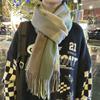 Preppy Style Couple Plaid Scarf Men & Women Neck Warmer Winter Warm Student Gift Dopamine Scarf