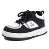 Children's Leather Casual Warm Cotton Sports Shoes - Autumn/Winter Versatile Campus Style.