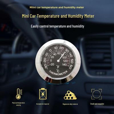Oudashi Hoge Precisie Mini Auto Luchtuitlaat Thermometer Meter