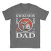 Kyokushin Karate Dad Cotton TShirt For Men Summer  Streetwear TShirts Harajuku Tees Plus Size Cheap Tops