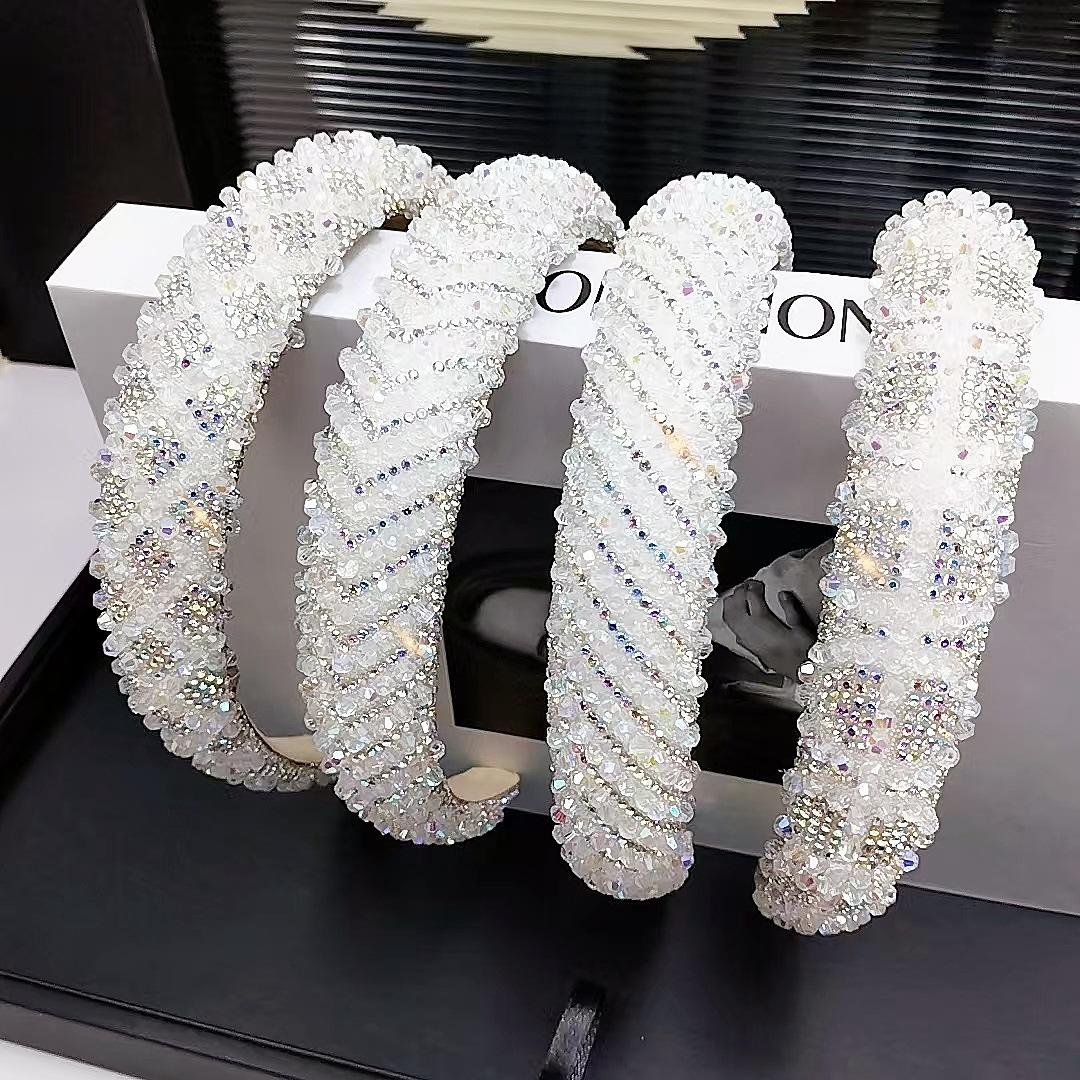 

Super Flash Diamond Sponge Full Drill Bit Hoop Hair Bundle Exquisite Hair Accessories