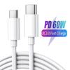 1m/1.1m/1m PD 61W USB C To USB Type C Cable Fast Charger Type C To Type C Data Cable For iPhone Huawei Xiaomi Macbook Data Line