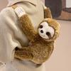 Rucsac de pluș cu animale sălbatice de 40 cm, umplut, moale, leneș, miel, girafă, geantă cu două umeri, portofel de cumpărături, pluș, cadou