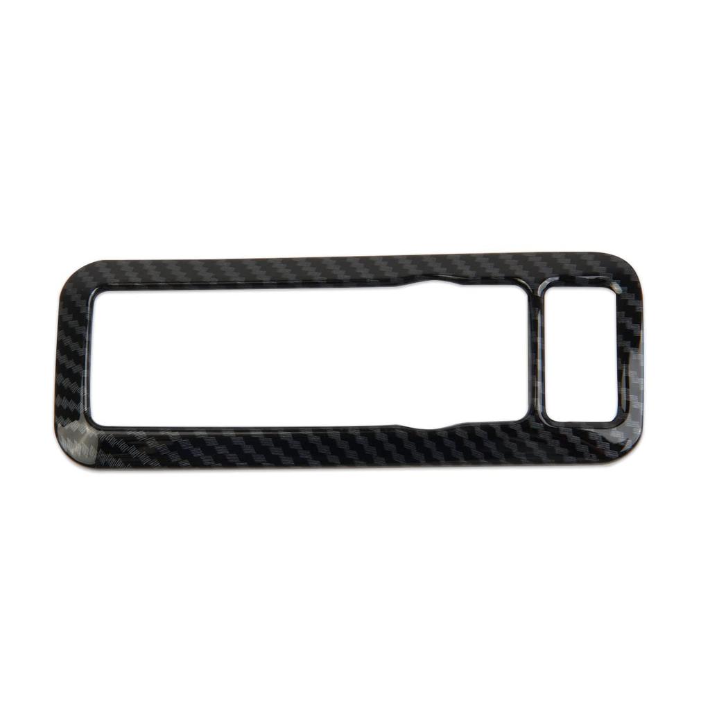 Side Console Headlight Switch Panel Cover Trim Accessories for Ford Maverick/Mustang/Mustang Mach-E/Bronco Sport/Escape(Carbon Fiber Style)