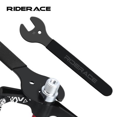 Fahrradpedalschlüssel, 15 mm offen, extra langer Griff, robust, langlebig, MTB-Rennrad-Pedalschlüssel, Installations-Entferner-Reparaturwerkzeug